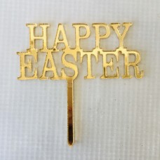 Mirror Topper - Happy Easter With Pick - 8cm