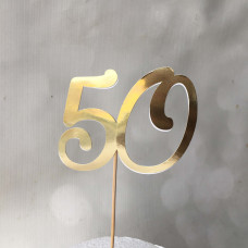  Mirror Topper - No 50 (8cm)