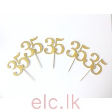 Glitter Picks - No 35 ( 5cm )