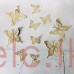 Glitter Butterfly GOLD 6.5CM X 7CM (BIG)