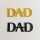 Glitter Cut Out Topper Gold and Black - DAD DESIGN 1