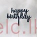 Glitter Picks - Happy birthday 10cm