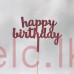 Glitter Picks - Happy birthday 10cm
