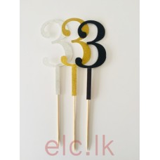 Glitter Picks - No 3 ( 8cm )