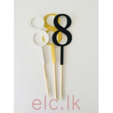 Glitter Picks - No 8 ( 8cm )