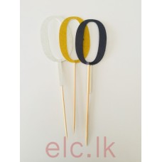 Glitter Picks - No 0 ( 8cm )