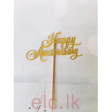 Glitter Picks - Happy Anniversary 11cm