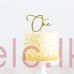 GOLD Metal Cake Topper - ONE