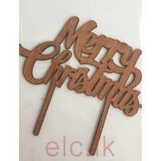 Wooden Picks - Merry Christmas Design 02
