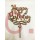 Wooden Picks - Happy Birthday Design 1