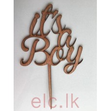 Wooden Picks - It's a Boy