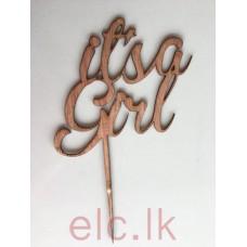 Wooden Picks - It's a Girl