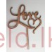 Wooden Picks - Love Design 01