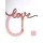 Wooden Picks - Love Large Design 03