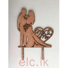 Wooden Picks - Mr & Mrs COUPLE 1