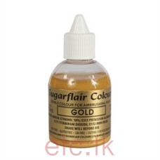 Airbrush Glitter Sugarflair -  Gold 60ml