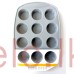 Silicon Cup Cake Baking Tray - 12 CUPS (Mini)