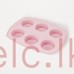 Silicon Cup Cake Baking Tray - 6 CUPS 