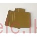 Boards - Square GOLD tab (3x3) inch