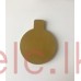Boards - Round GOLD tab  D-3 inch