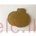 Boards - Round GOLD tab  D-3 inch