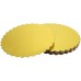 Floral Round Seperator Board Gold - 6 inch Floral Round Seperator Board Gold - 6 inch