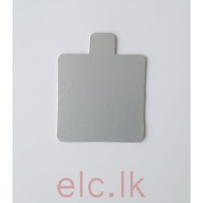 Boards - Square SILVER tab (3x3) inch