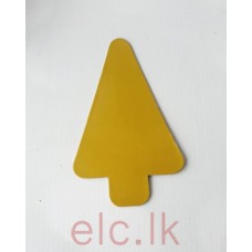 Boards - Triangle GOLD tab (12x7 ) cm