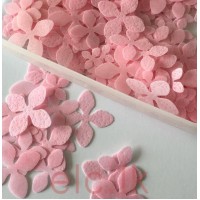 Edible Wafer HYDRANGEAS x 30 - Solid Pink, Mix Sizes