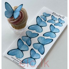 Edible Wafer Butterfly Set Of 9 - BLUEBELL