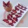 Edible Wafer Butterfly Set Of 9 - DUSTY PINK