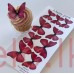 Edible Wafer Butterfly Set Of 9 - DUSTY PINK