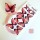 Edible Wafer Butterfly Set Of 9 - Fuschia 