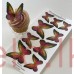 Edible Wafer Butterfly Set Of 9 - HUMMINGBIRD