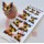 Edible Wafer Butterfly Set Of 9 - ORANGE & BLACK