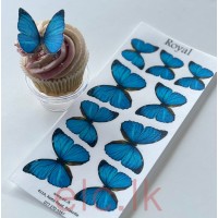 Edible Wafer Butterfly Set Of 9 - ROYAL