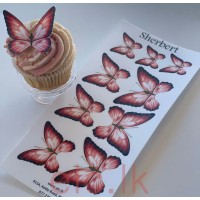 Edible Wafer Butterfly Set Of 9 - SHERBERT