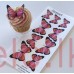 Edible Wafer Butterfly Set Of 9 - SUNSET