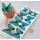 Edible Wafer Butterfly Set Of 9 - TEAL