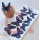 Edible Wafer Butterfly Set Of 9 - VIOLET