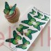 Edible Wafer Butterfly Set Of 9 - WITCHERY GREEN