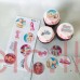 Edible Wafer Toppers Set -BARBIE 3 ( PRE-CUT )