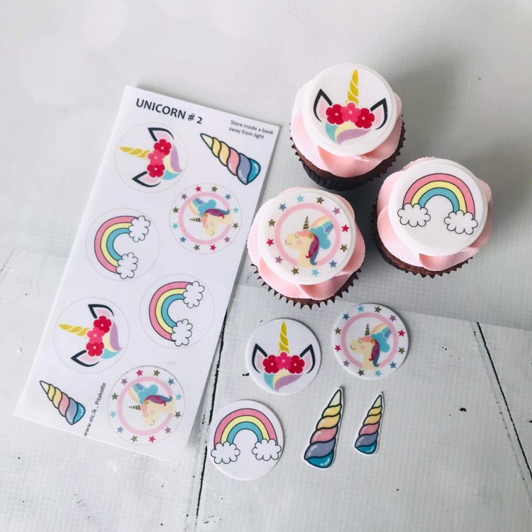 24 Fabulous Pre-Cut Edible Wafer Toppers