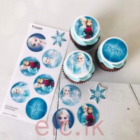 Edible Wafer Toppers Set -FROZEN ( PRE-CUT )