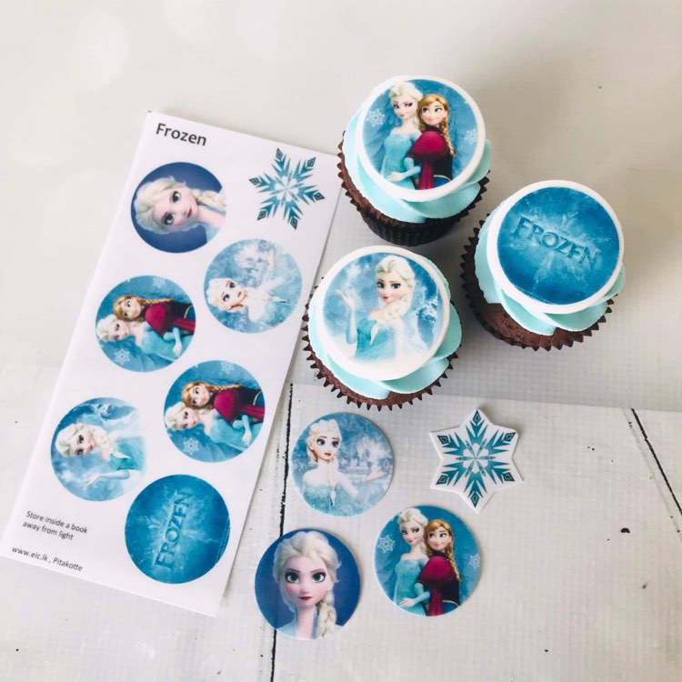 Edible Wafer Toppers Set -FROZEN ( PRE-CUT )
