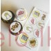 Edible Wafer Toppers Set of 8 - NEW YEAR DESIGN 2 - PRE-CUT