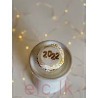 Edible Wafer Toppers Set of 8 - NEW YEAR DESIGN 2 - PRE-CUT