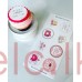 Edible Wafer Toppers Set - VALENTINES - KISS ME ( pre-cut )
