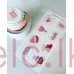 Edible Wafer Toppers Set - VALENTINES - YOU STOLE MY HEART ( pre-cut )