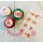 Edible Wafer Toppers Set of 8 - XMAS DESIGN 1 - PRE-CUT
